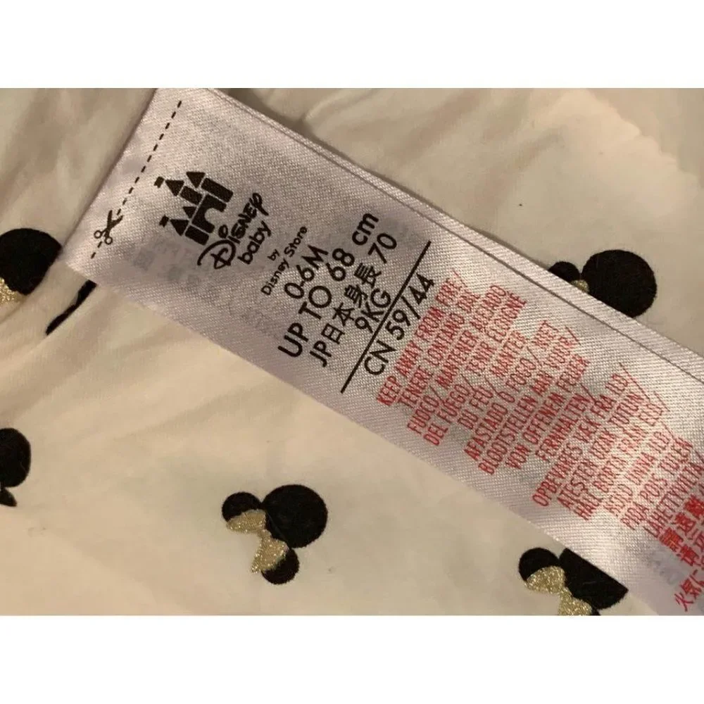 Disney Baby 0-6m Minnie Mouse Faux Fur Girls Jacket